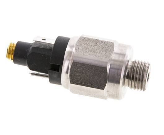 1 to 10bar NO Stainless Steel Pressure Switch G1/4'' 42VAC Flat Connector