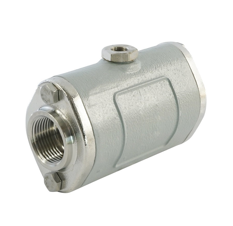 1/2 inch Aluminum Pneumatic Pinch Valve With Rubber Sleeve - Abrasion Resistant