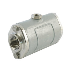 2 1/2 inch Aluminum Pneumatic Pinch Valve With Rubber Sleeve - Food Safe