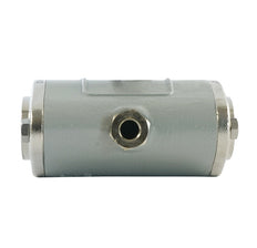 2 1/2 inch Aluminum Pneumatic Pinch Valve With Rubber Sleeve - Food Safe