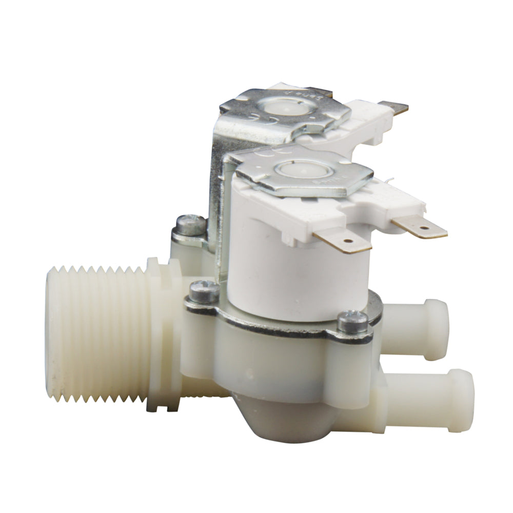 Solenoid Valve RPE double 3/4''x10mm nylon NBR 180° 0.2-10bar 24V AC