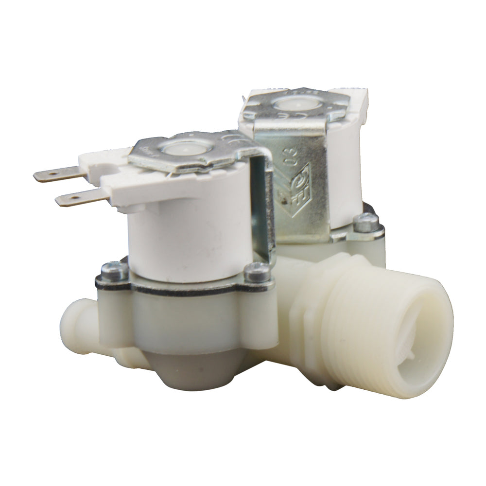 Solenoid Valve RPE double 3/4''x10mm nylon NBR 180° 0.2-10bar 230VAC