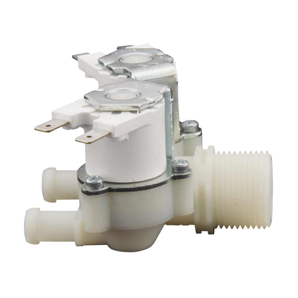 Solenoid Valve RPE double 3/4''x10mm nylon NBR 180° 0.2-10bar 24V AC