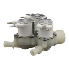 Solenoid Valve RPE triple 3/4''x10mm nylon NBR 180° 0.2-10bar 24V AC