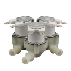 Solenoid Valve RPE triple 3/4''x10mm nylon NBR 180° 0.2-10bar 24V AC