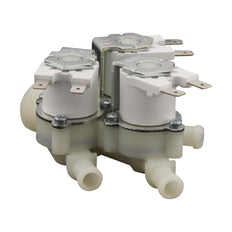 Solenoid Valve RPE triple 3/4''x10mm nylon NBR 180° 0.2-10bar 24V AC