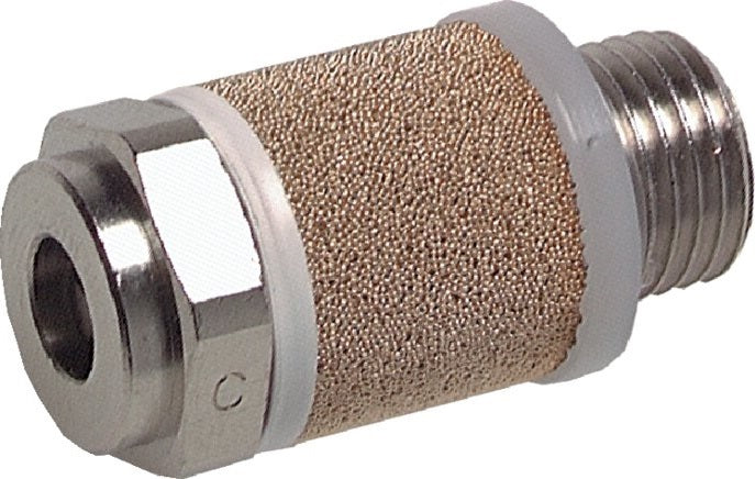 G1/8'' Brass Flow Control Muffler For Precise Flow Adjustment