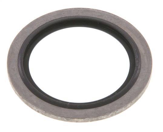 G 3/4" Stainless Steel/FKM Hydraulic Bonded Seal 27.1x34.9x2.5 mm