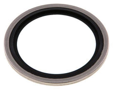 G 1-1/4" Stainless Steel/FKM Hydraulic Bonded Seal 42.9x52.4x2.5 mm