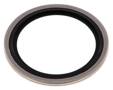 G 1-1/4" Stainless Steel/FKM Hydraulic Bonded Seal 42.9x52.4x2.5 mm