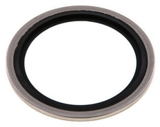 G 1-1/4" Stainless Steel/FKM Hydraulic Bonded Seal 42.9x52.4x2.5 mm