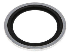 G 1" Steel/FKM Hydraulic Bonded Seal 33.9x42.8x2.5 mm