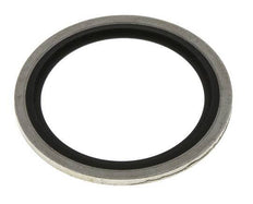 G 1-1/4" Steel/FKM Hydraulic Bonded Seal 42.9x52.4x2.5 mm