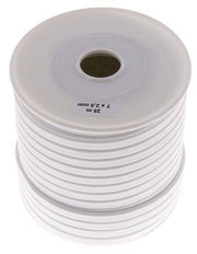 7x2.5 mm PTFE Face Sealing Tape 25 m