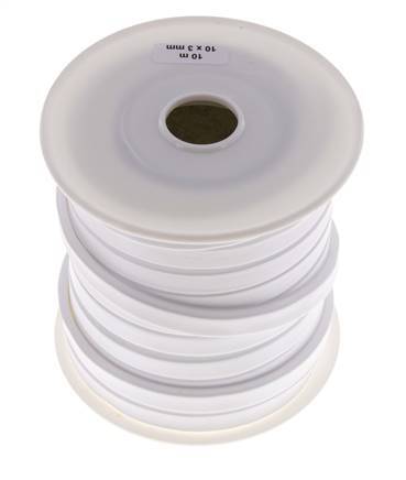 10x3 mm PTFE Face Sealing Tape 10 m