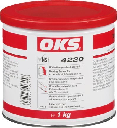 Extreme Temperature Bearing Grease Food-grade 25kg OKS 4220