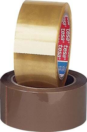 Packaging Tape Brown Light to Medium 50mm/66m [6 Pieces]