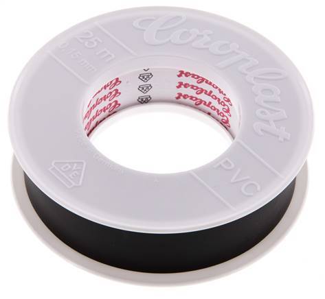 Electrical Insulation Tape VDE-tested 25mm/25m Black