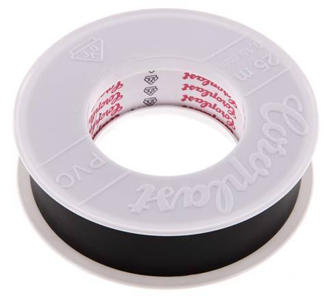 Electrical Insulation Tape VDE-tested 25mm/25m Black