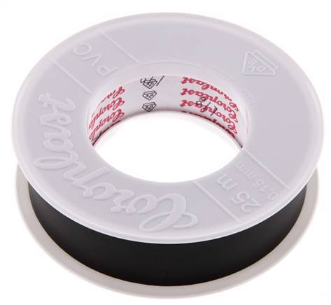 Electrical Insulation Tape VDE-tested 25mm/25m Black