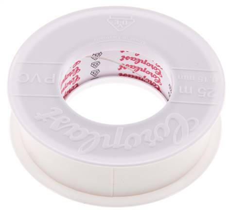 Electrical Insulation Tape VDE-tested 25mm/25m White