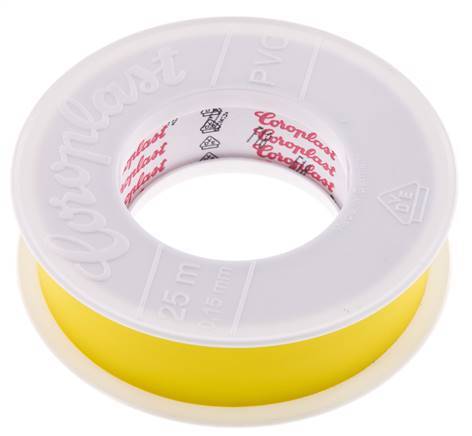 Electrical Insulation Tape VDE-tested 25mm/25m Yellow
