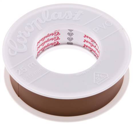 Electrical Insulation Tape VDE-tested 25mm/25m Brown
