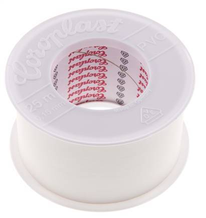Electrical Insulation Tape VDE-tested 50mm/25m White