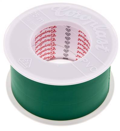 Electrical Insulation Tape VDE-tested 50mm/25m Green