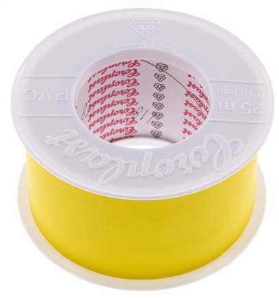 Electrical Insulation Tape VDE-tested 50mm/25m Yellow