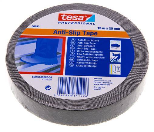 Anti-slip Adhesive Tape 25mm/15m Black