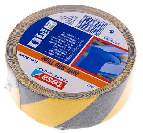 Anti-slip Adhesive Tape 50mm/15m Black/Yellow