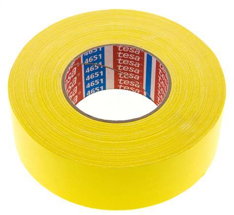 Industrial Adhesive Tape 50mm/50m Yellow