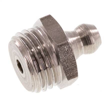 Straight Hydraulic Grease Nipple Stainless Steel R 1/4 inch DIN 71412