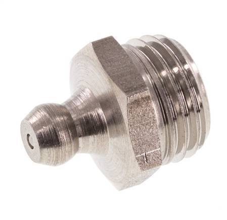 Straight Hydraulic Grease Nipple Stainless Steel R 1/4 inch DIN 71412