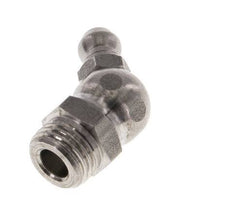 Angled Hydraulic Grease Nipple Stainless Steel M10x1 DIN 71412