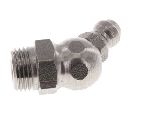 Angled Hydraulic Grease Nipple Stainless Steel R 1/8 inch DIN 71412