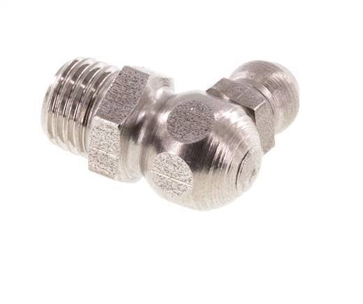 Right-angled Hydraulic Grease Nipple Stainless Steel M8x1 DIN 71412