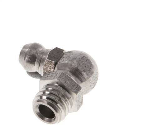 Right-angled Hydraulic Grease Nipple Stainless Steel M8x1.25 DIN 71412