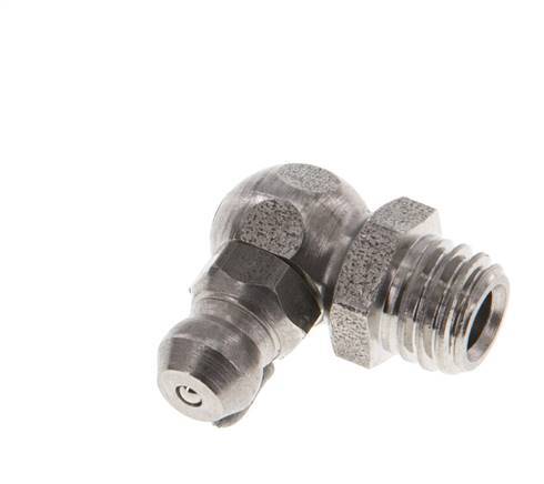 Right-angled Hydraulic Grease Nipple Stainless Steel M8x1.25 DIN 71412