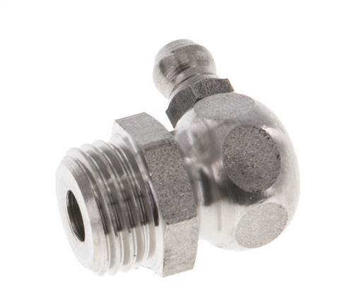 Right-angled Hydraulic Grease Nipple Stainless Steel R 1/4 inch DIN 71412