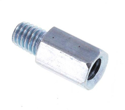 Steel Male/Female M6x1 Grease Nipple Extension 16mm [2 Pieces]