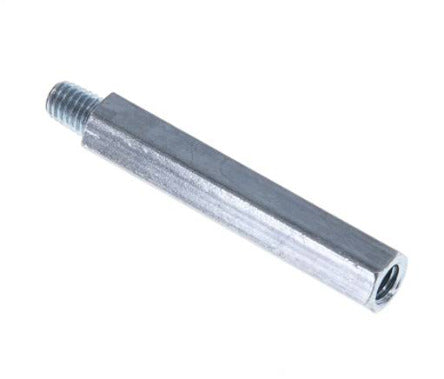 Steel Male/Female M6x1 Grease Nipple Extension 53mm