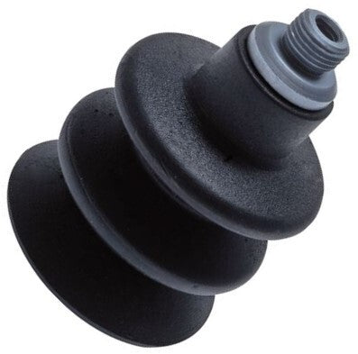18mm Bellows NBR Black Vacuum Suction Cup G 1/8 inch Stroke 8mm