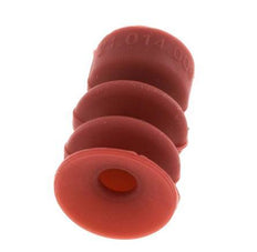 14mm Bellows Silicone Red Vacuum Suction Cup Stroke 10mm