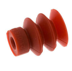 18mm Bellows Silicone Red Vacuum Suction Cup Stroke 8mm