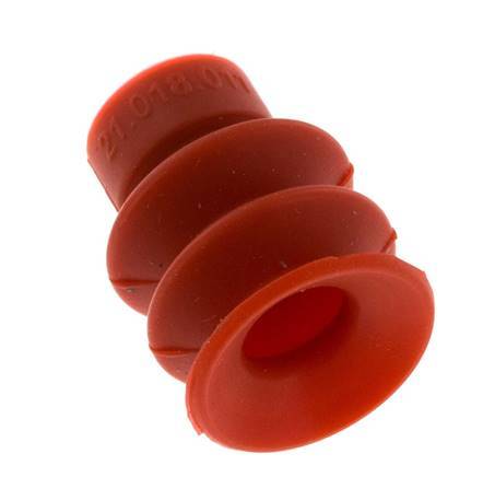 18mm Bellows Silicone Red Vacuum Suction Cup Stroke 8mm