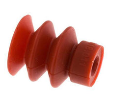 18mm Bellows Silicone Red Vacuum Suction Cup Stroke 8mm