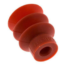 18mm Bellows Silicone Red Vacuum Suction Cup Stroke 8mm