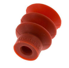 18mm Bellows Silicone Red Vacuum Suction Cup Stroke 8mm